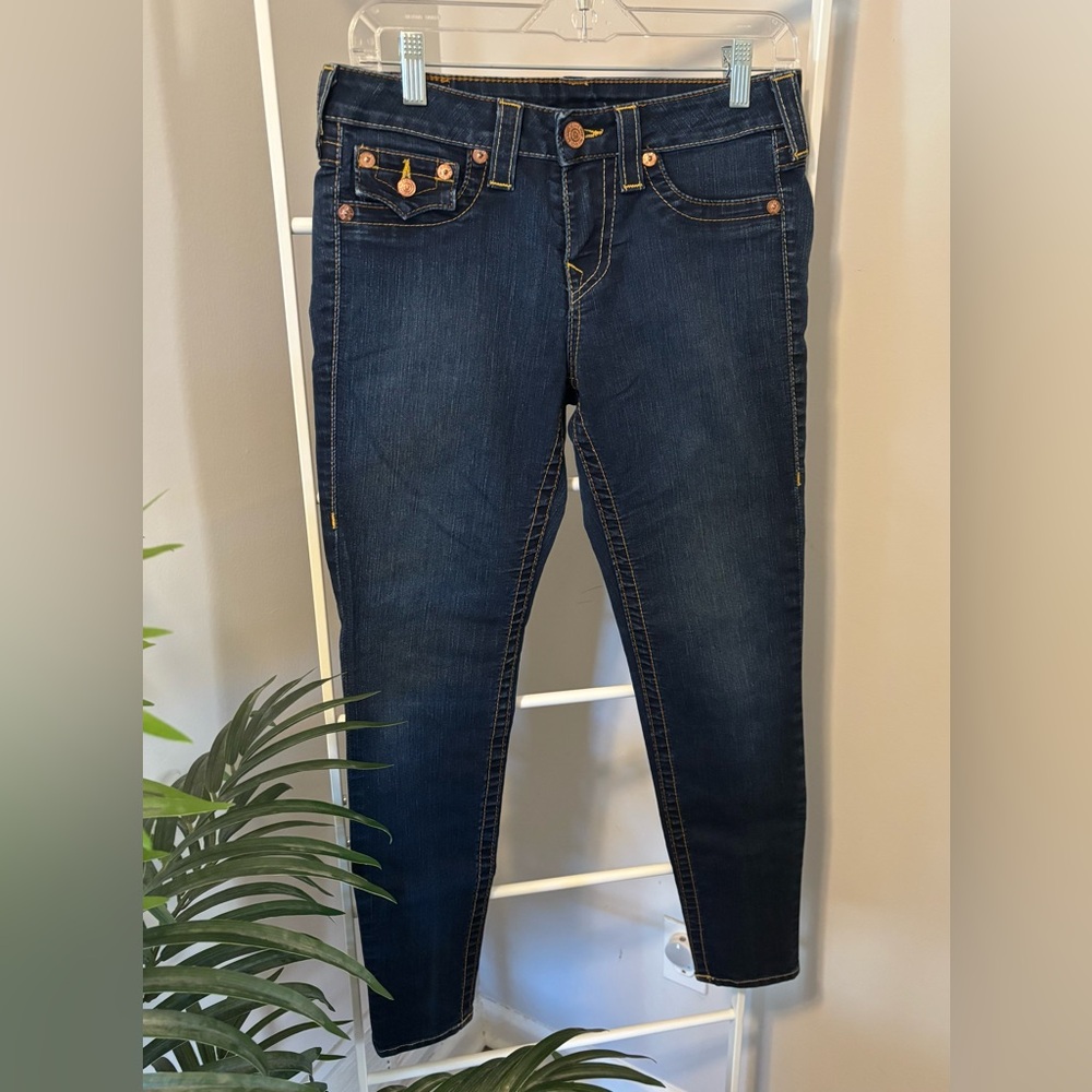 True Religion Dark Blue Jeans - Picture 3 of 7